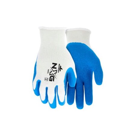 Mcr Safety Latex, Crinkle Finish, 4 Abrasion Level, M 12 PK 9680M